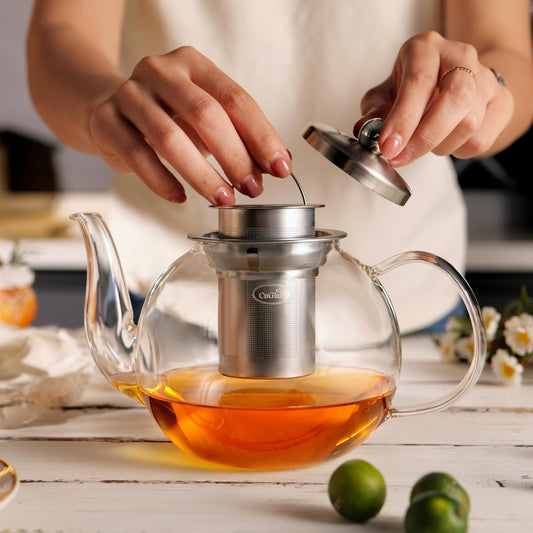 Glass Teapot with Removable Infuser
